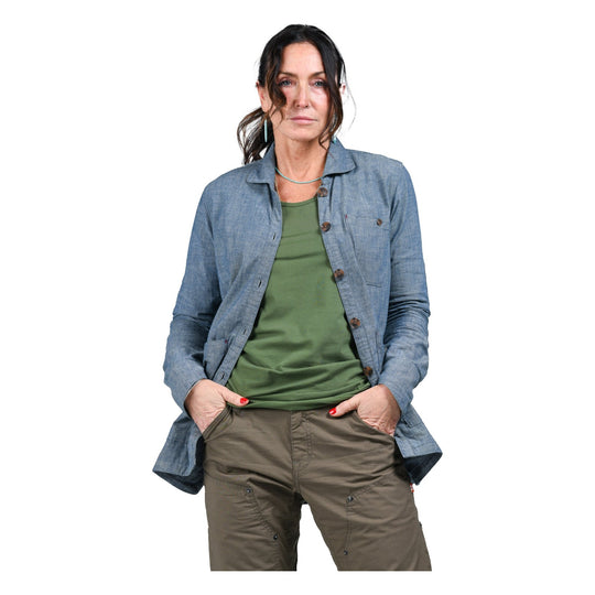 Chemise-veste Waldie Indigo Chambray 2