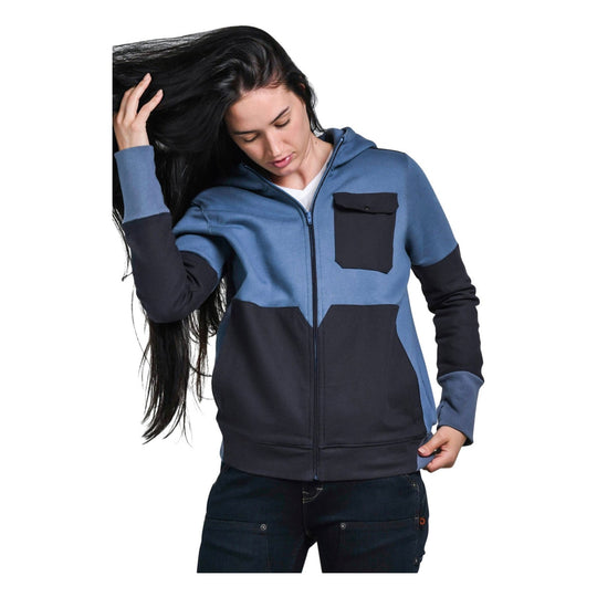 Chandail a capuchon zippe Rugged Vintage Blue 2