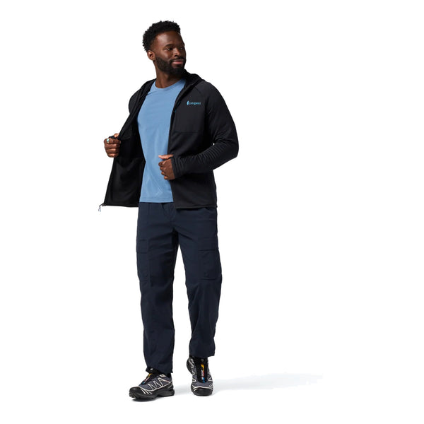 Manteau en polaire à capuchon pleine fermeture éclair Otero - Homme