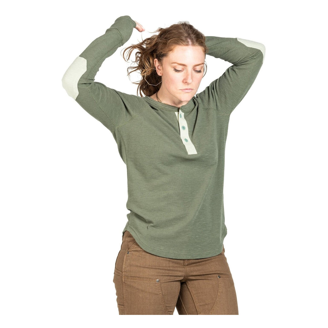 Chandail Henley thermique Rugged Moss Lichen Green 2