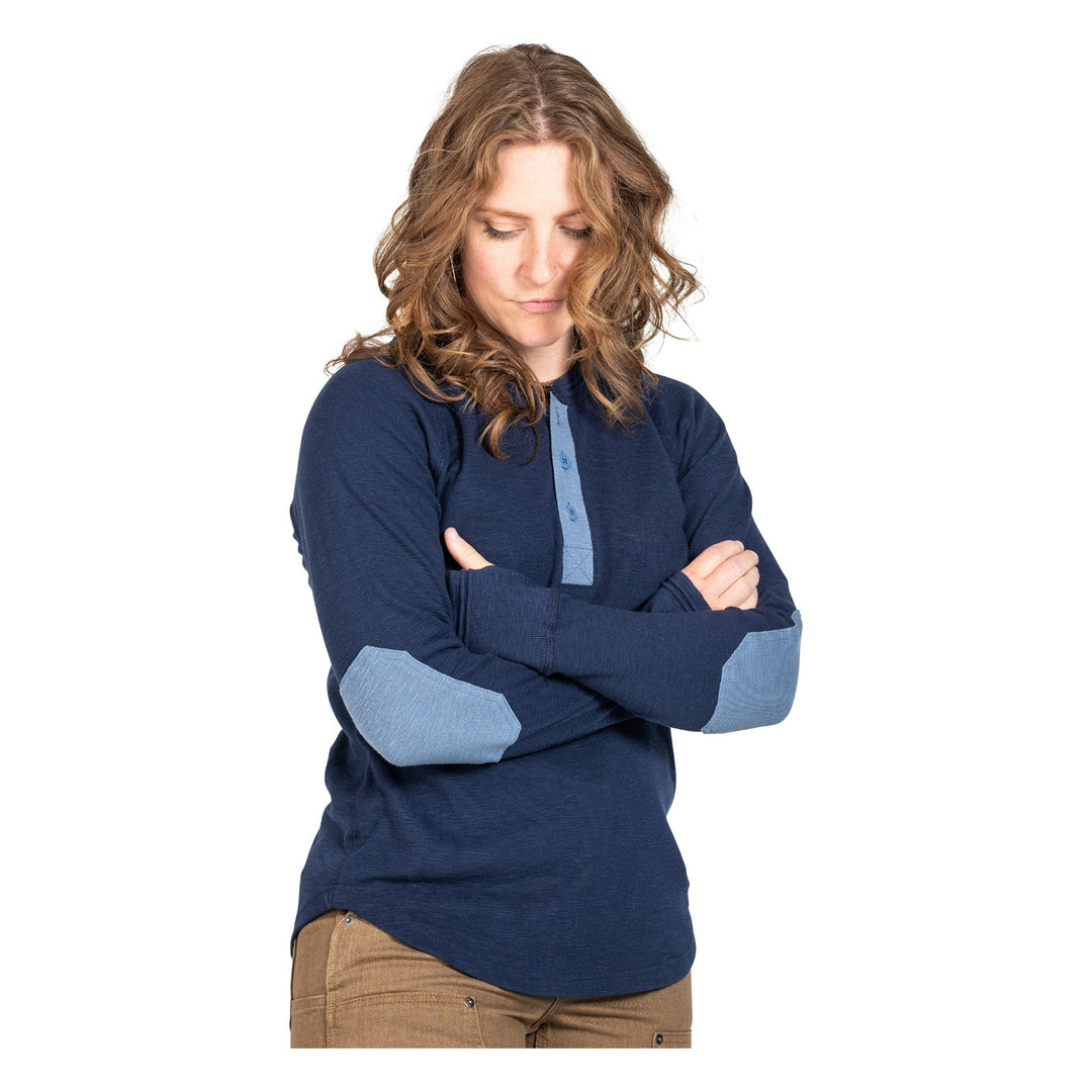 Chandail Henley thermique Rugged Navy Dovetail Blue