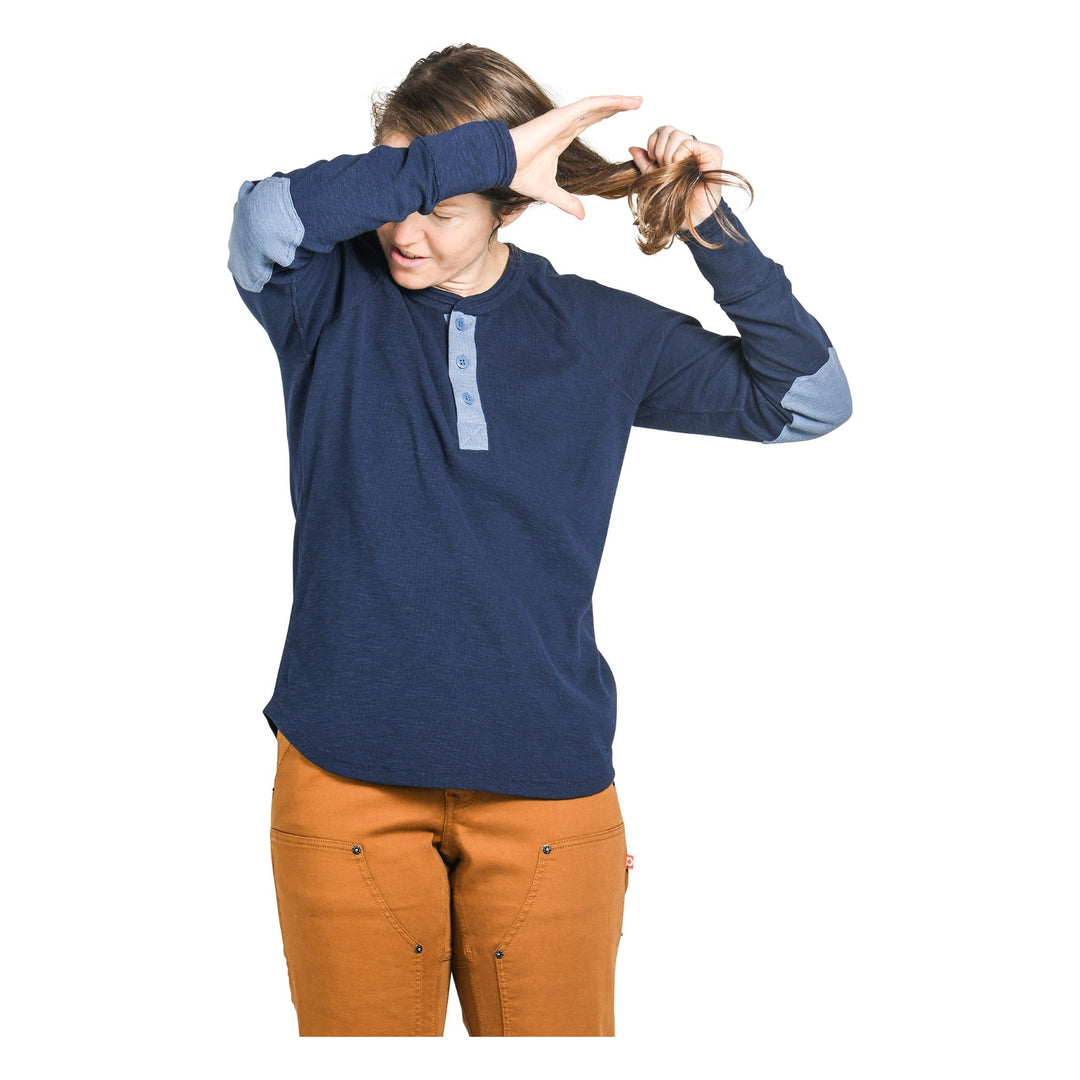 Chandail Henley thermique Rugged Navy Dovetail Blue 2