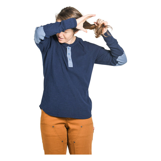 Chandail Henley thermique Rugged Navy Dovetail Blue 2