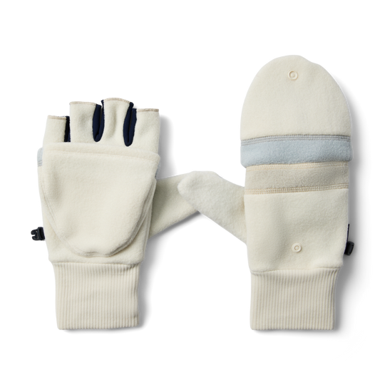 Gant Teca Fleece Glitten Chalk, vue de face