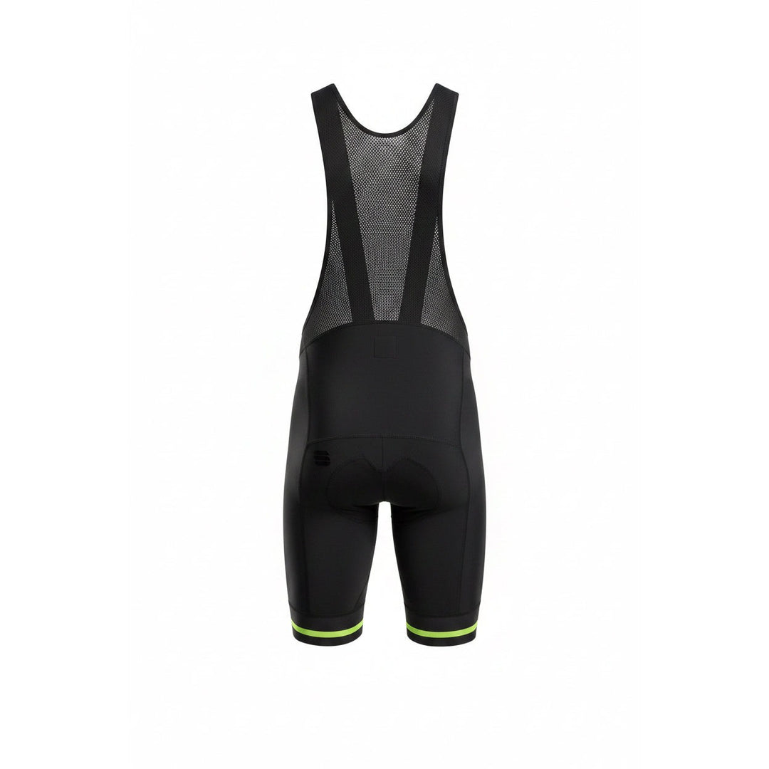 Cuissard à bretelles Sportful Classic Race - Black/Neon Green, vue arrière