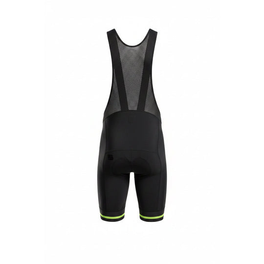 Cuissard à bretelles Sportful Classic Race - Black/Neon Green, vue arrière