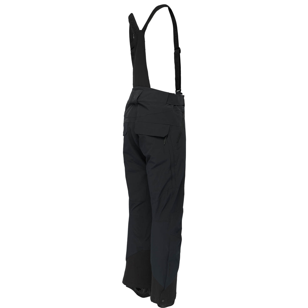 Salopettes Tenson Prime - Homme, 999 Black, vue arrière