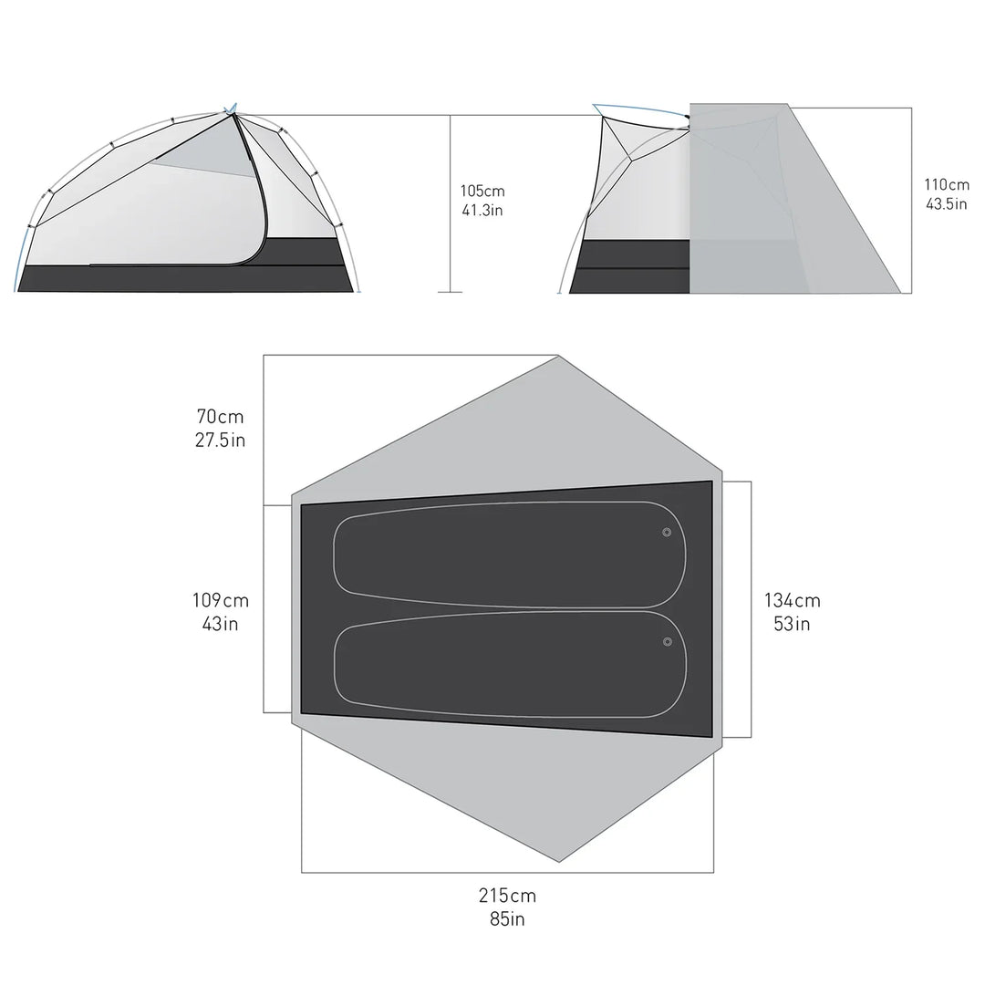 Tente Alto TR2 Plus