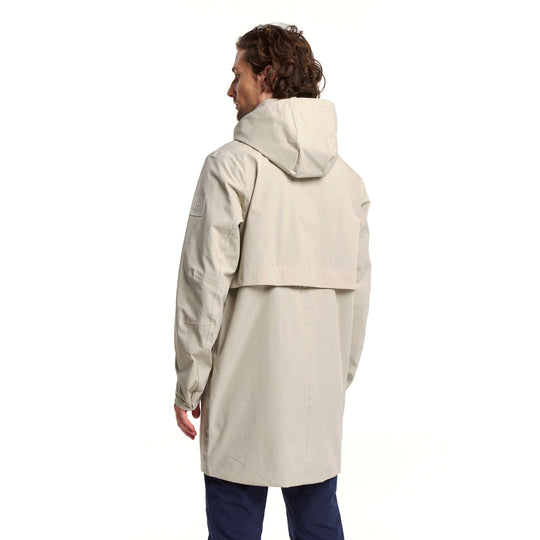 Manteau Tenson Cloudburst - Beige, vue arrière