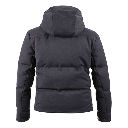 Manteau en duvet et laine High Twist Alchemy Equipment gris - vue arrière