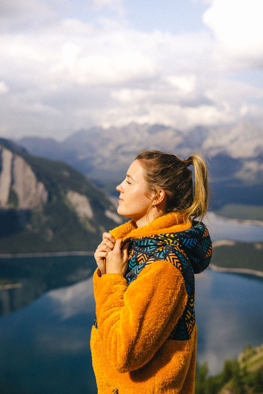 Veste sherpa Orange - Petit Montagnard
