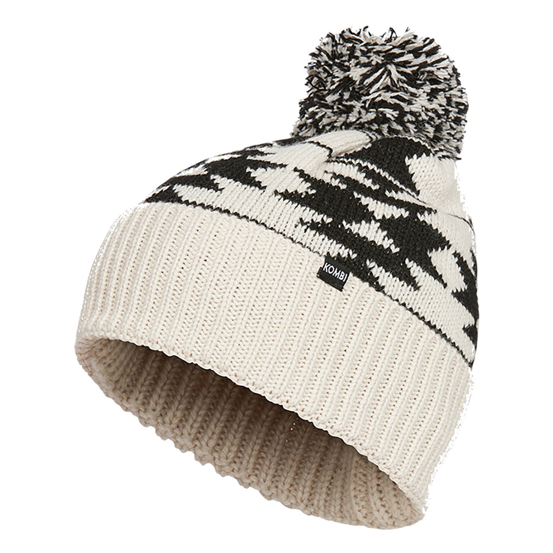Tuque Kombi Knitty a pompon - Moonstone
