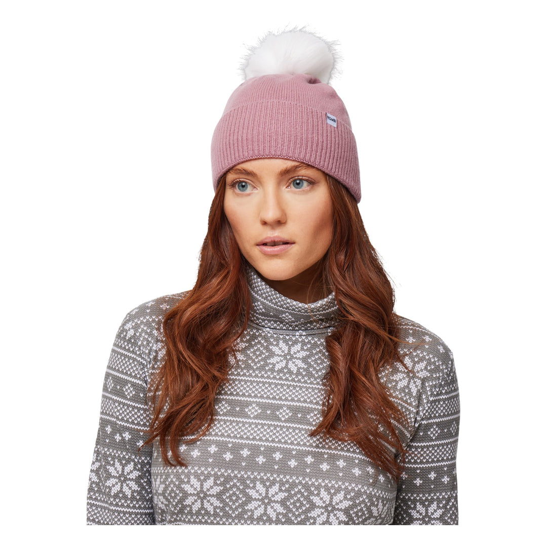 Tuque Kombi Hermitage en laine - Femme - Nostalgia Rose - portee
