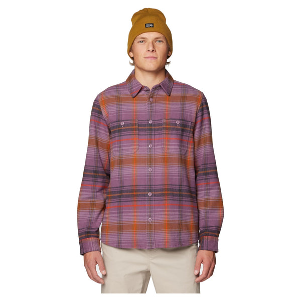 Chemise en flanelle Plusher à manches longues - Homme