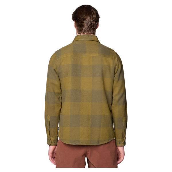 Chemise en flanelle Plusher à manches longues - Homme