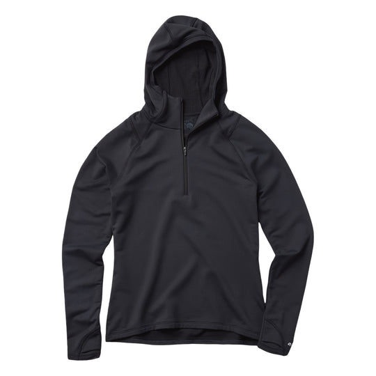 Chandail a capuchon demi-zip Crater Lake Mountain Hardwear femme Black