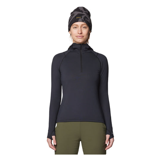 Chandail Crater Lake Mountain Hardwear femme Black - vue de face portee
