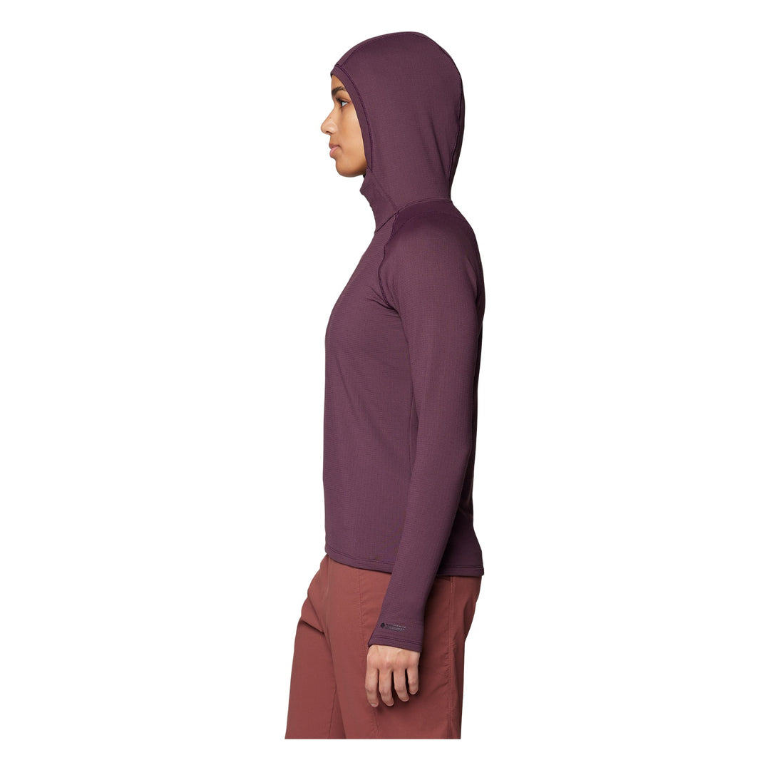 Chandail Crater Lake Mountain Hardwear femme Blackberry - vue de profil