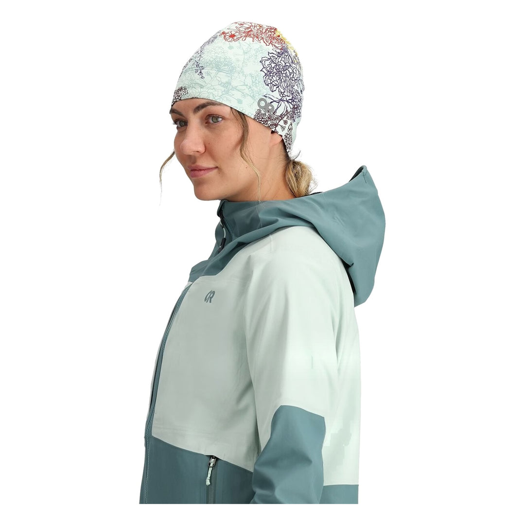 Tuque Bluet Outdoor Research - Fresh Mint Floral - portee de profil