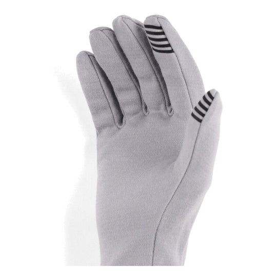Sous-gants tactiles merinos Alpine Onset 240 Outdoor Research - Light Pewter - dessus