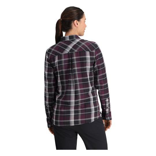 Chemise en flanelle Ravenna femme - Amethyst Plaid - vue arriere