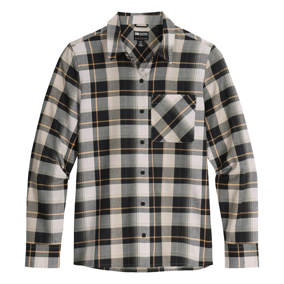 Chemise en flanelle Ravenna femme - Black/Oyster Plaid