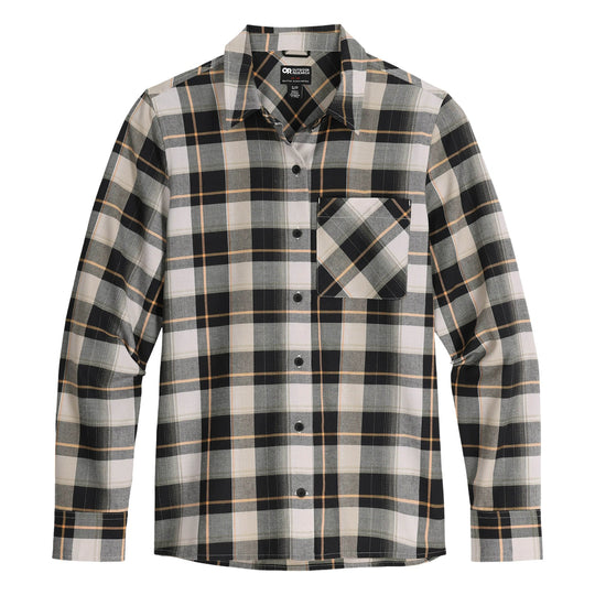Chemise en flanelle Ravenna femme - Black/Oyster Plaid