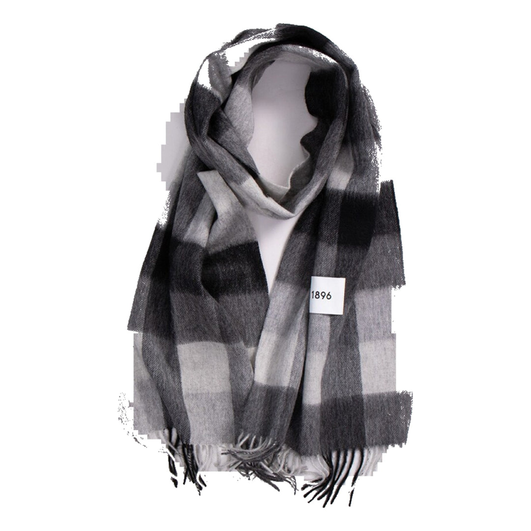 Foulard Örby Sätila à carreaux - porté drapé