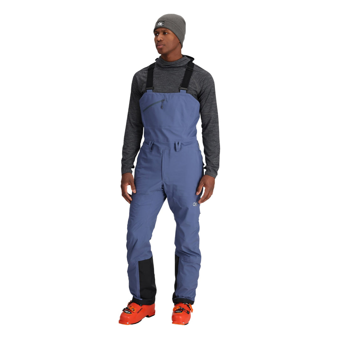 Pantalon Carbide Shell Bibs Outdoor Research Dawn - porté de face