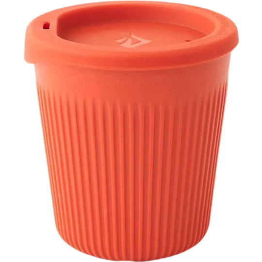 Tasse Passage Cup Sea to Summit orange avec couvercle, format carré 1:1