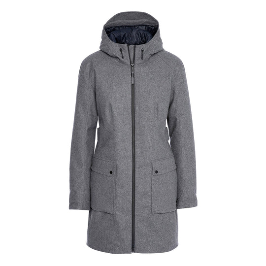 Parka isolée en laine laminée Alchemy Equipment gris - vue avant