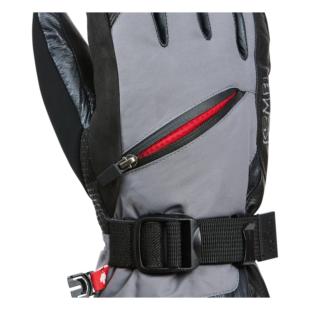 Gants The Patroller Kombi homme Castlerock - detail poignet et sangle