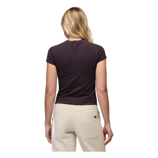 T-shirt Lotus - Femme - Cacao Stripe - vue 3