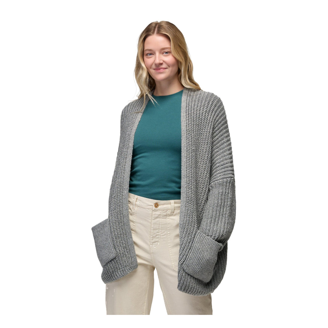Cardigan long Sunday River - Femme - Heather Grey - vue 2