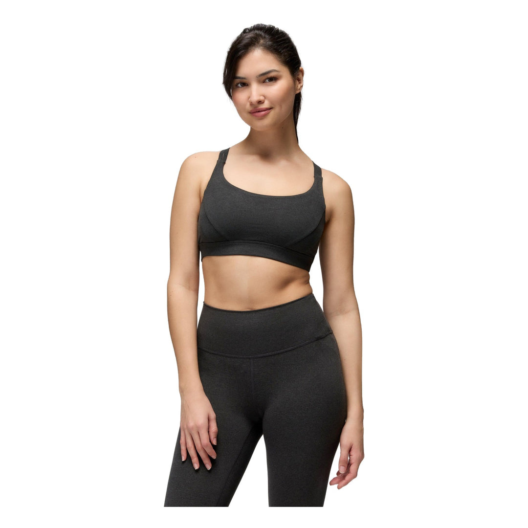 Brassière Heavana Every Day prAna femme - Black Heather - vue de face