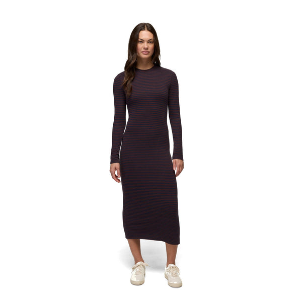 Robe mi-longue Lotus - Femme