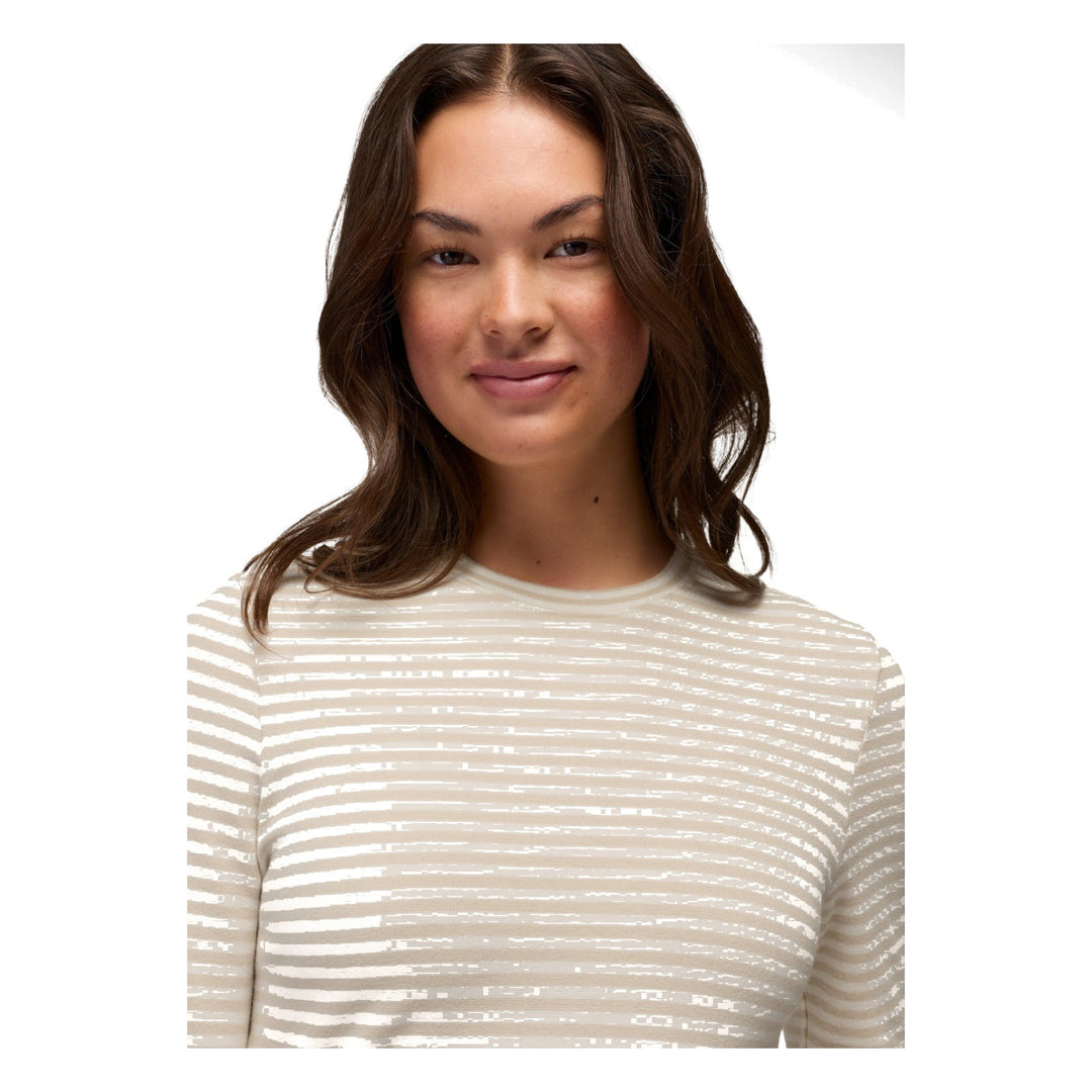 Chandail à manches longues Lotus - Femme - Stone Stripe - vue 4