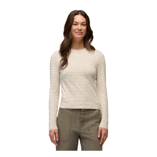Chandail à manches longues Lotus - Femme - Stone Stripe - vue 2