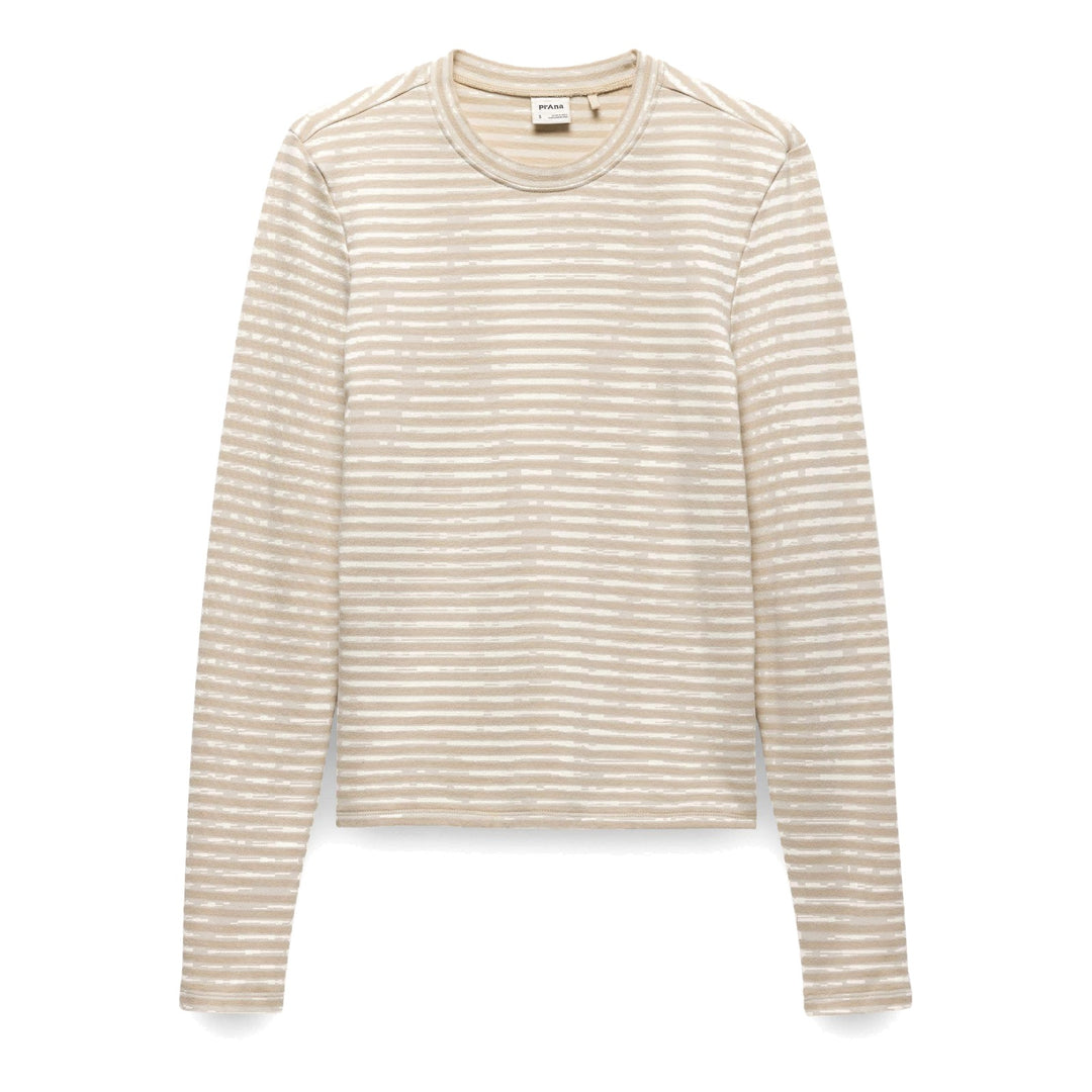 Chandail à manches longues Lotus - Femme - Stone Stripe