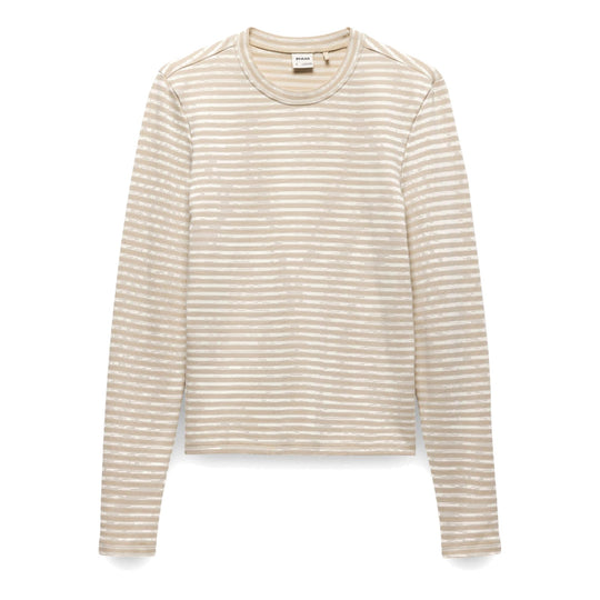 Chandail à manches longues Lotus - Femme - Stone Stripe