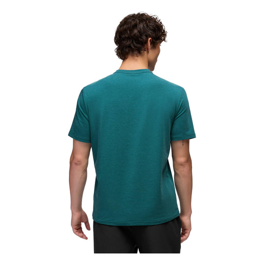 T-shirt technique Tolmie Tech - Homme - Blue Coral Heather - vue 3