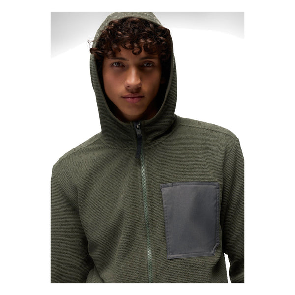 Veste en molleton à capuchon et fermeture éclair complète Stretch Zion - Homme