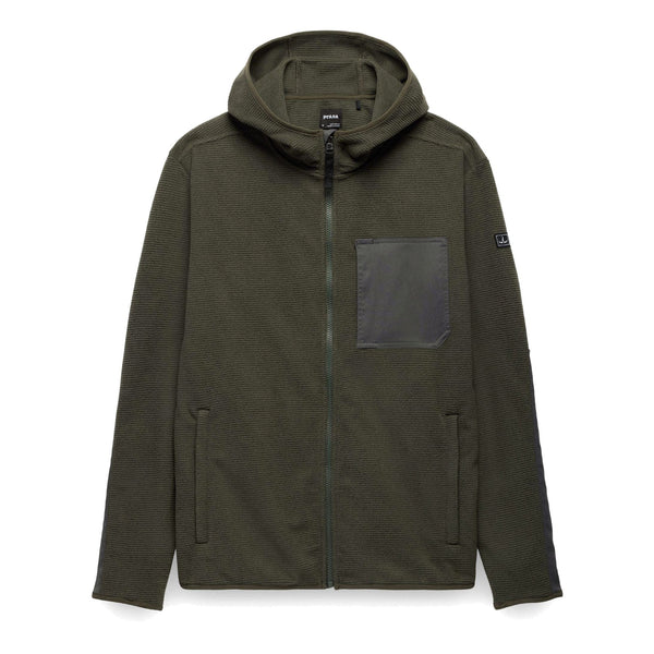 Veste en molleton à capuchon et fermeture éclair complète Stretch Zion - Homme