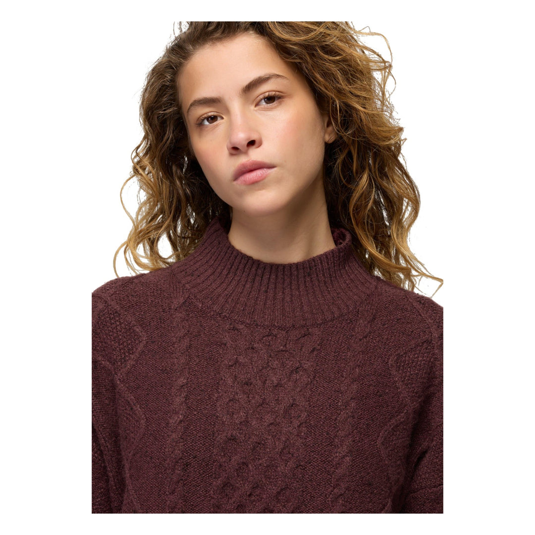 Chandail en tricot torsadé Amber Mountain - Femme - Cacao - vue 4