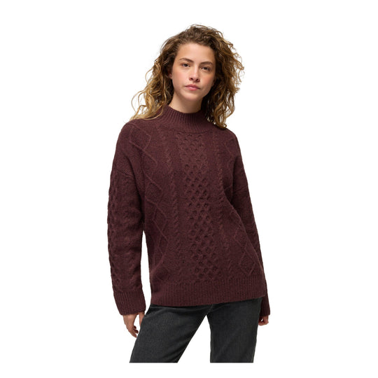 Chandail en tricot torsadé Amber Mountain - Femme - Cacao - vue 2