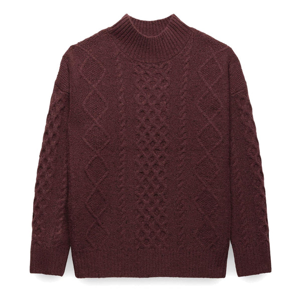 Chandail en tricot torsadé Amber Mountain - Femme