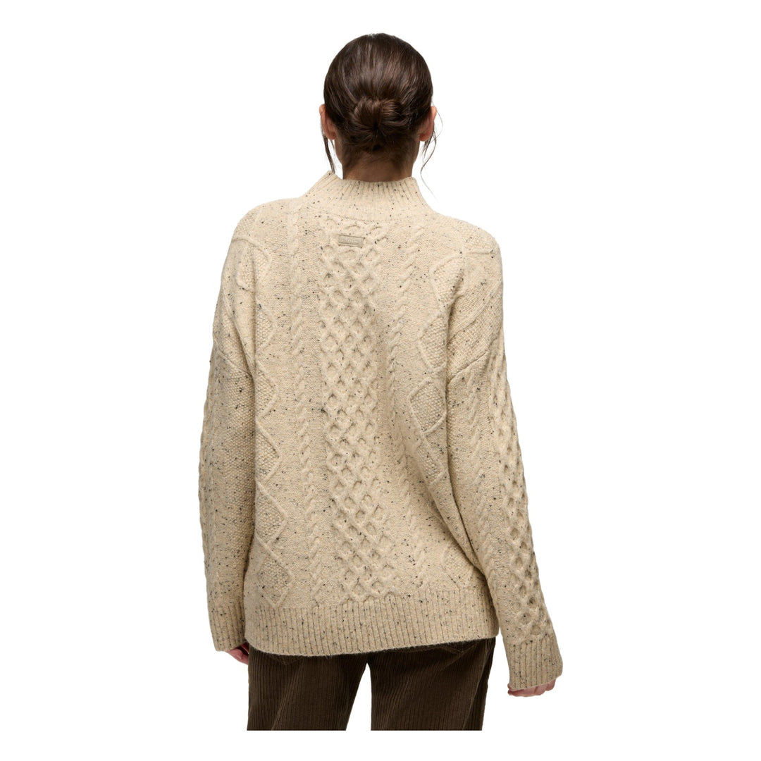 Chandail en tricot torsadé Amber Mountain - Femme - Stone - vue 3
