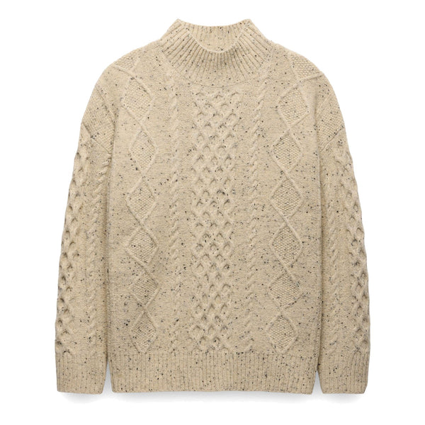 Chandail en tricot torsadé Amber Mountain - Femme