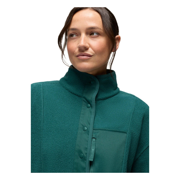 Chandail en molleton à demi-boutons-pression Stretch Zion - Femme