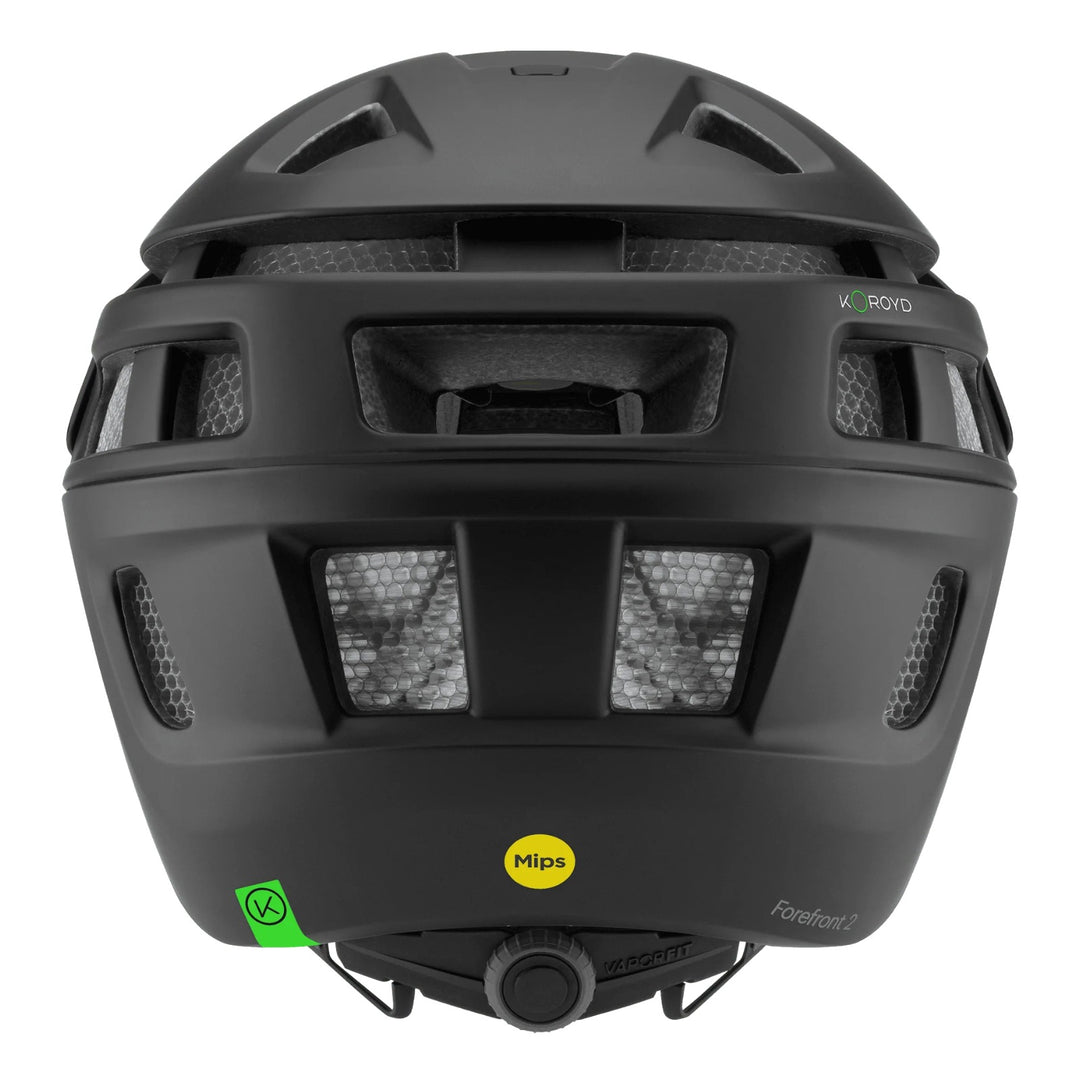 Casque Smith Forefront 2 Mips - Matte Black - vue arriere